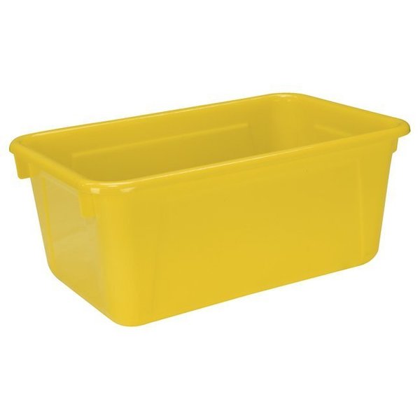 School Smart Storage Tray, 7-7/8 x 12-1/4 x 5-3/8 Inches, Yellow 62441S05C